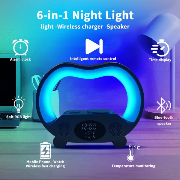 2025 New 6 In 1 Smart Remote Control Bluetooth-compatible Ambience Intelligent LED